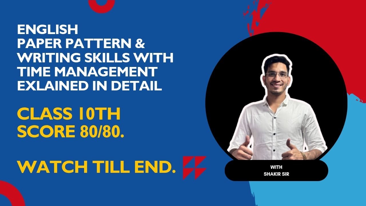 CLASS 10TH ENGLISH SCORE 80/80.