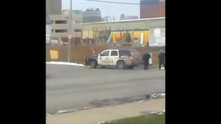 Buffalo cops strike man with patrol car