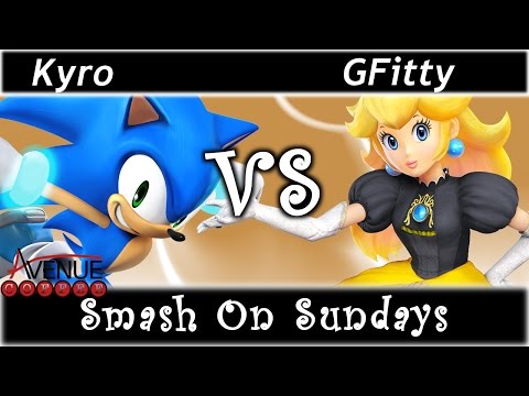 SoS4 - Kyro (Sonic) vs. Gfitty (Peach) - Pools - Smash 4 - Wii U