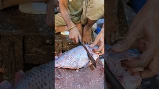 Testy Big Tilapia Fish Cutting Skills Live In Fish Market || #shorts