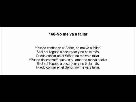 160  No me va a fallar