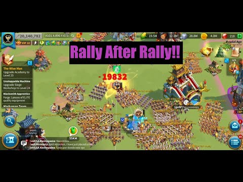 Rally After Rally! Kd 1213 Was Born For War!! Rise Of Kingdoms Kvk Season 3!!
