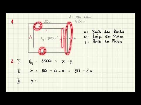 B. Quadratische Gleichungen - Schwierigere Textaufgabe