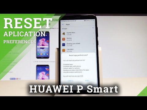 How to Reset App Preferences in HUAWEI P Smart - Restore App Settings |HardReset.Info