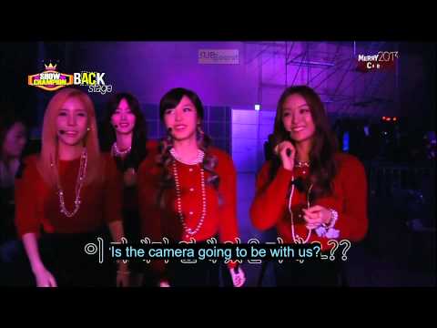 [ENGSUB] 131221 SECRET @ Show Champ Back Stage