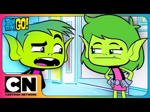 😮 👧  Who Is You?!? 🤯 | Meet Beast Girl | Teen Titans Go! | Cartoon Network Asia