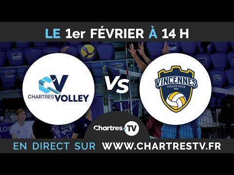 C'Chartres Volley vs Vincennes Volley Club