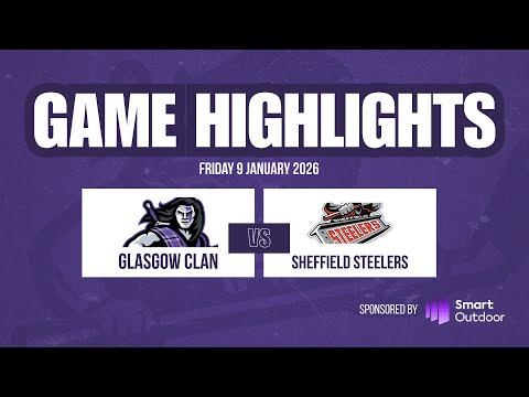 Highlights | Glasgow Clan vs Sheffield Steelers | 9 January 2026