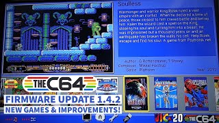 C64 Mini Firmware Update 1.4.2 - New Games & Improvements 2020 - Works for VIC 20 & C64 MAXI