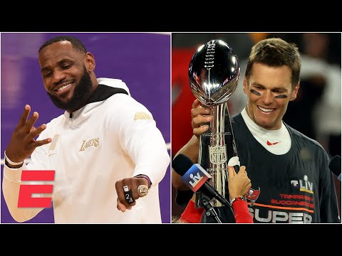 勒布朗-詹姆斯40多歲還能像湯姆-布雷迪一樣優秀嗎？| 巴特和哈恩 (Could LeBron James be as good as Tom Brady in his 40s? | Bart & Hahn)