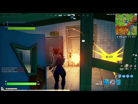 Use Firefly Jar at the Pizza Pit - Fortnite