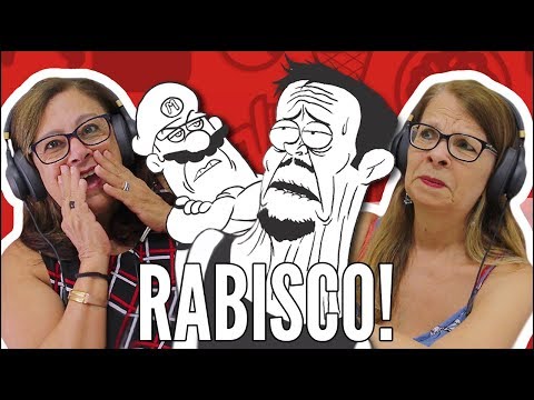IDOSOS REAGEM A RABISCO - DÁ CABEÇADA NELE