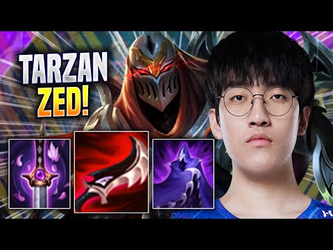 TARZAN IS A BEAST WITH ZED! - LNG Tarzan Plays Zed JUNGLE vs Trundle! | Season 2022