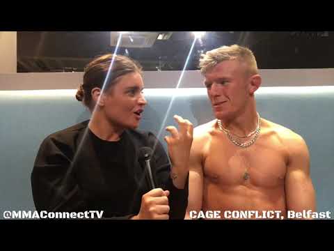 Team GB wrestler Matthew Elliott talks decision win at Cage Conflict Belfast