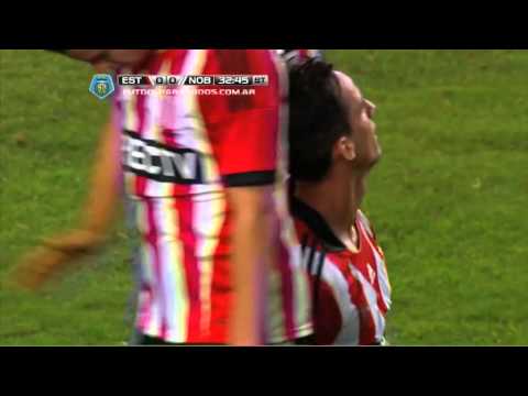 Atajada de Guzmán. Estudiantes 0 - Newell's 0. Fecha 5. Torneo Final 2014. Fútbol Para Todos