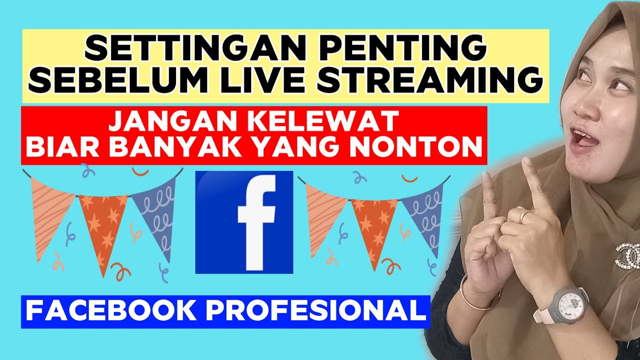JANGAN KELEWAT‼️SETTINGAN PENTING SEBELUM LIVE STREAMING FACEBOOK BIAR BANYAK YANG NONTON // FB PRO