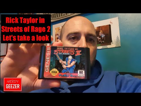 Rick Taylor in Streets of Rage 2 (Game Hack)