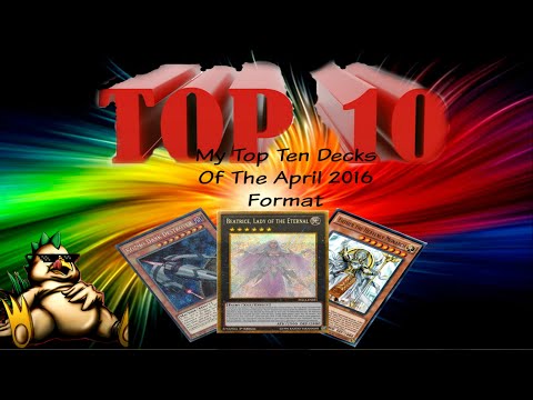 Top ten decks april 2016 format