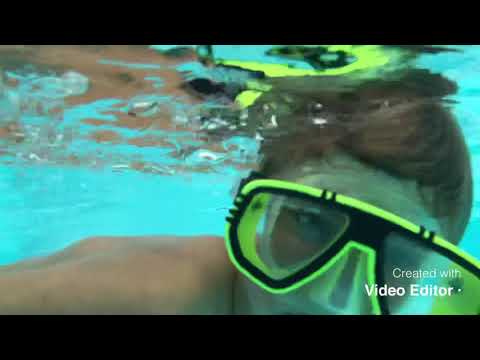 Hittade en skattkista, äventyrsbadet på Lysingsbadet.