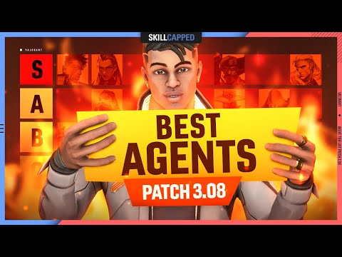 NEW Agent Tier List Patch 3.08 - Valorant Best Agents!