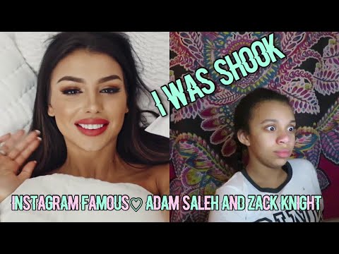 Reacting to Adam saleh x zack Knight instagram famous (official music video)