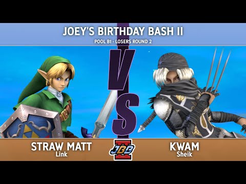 Joey's Birthday Bash Pool B1 Losers Round 2   straw matt vs KWAM