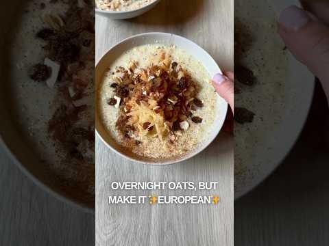 BIRCHER MUESLI! The original overnight oats! #healthyrecipes #breakfastideas