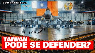 Taiwan pode se defender da China pelo ar? Conheça seu poder aéreo neste comparativo