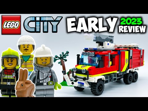 2023 LEGO Fire Command Truck EARLY Review! LEGO City Set 60374
