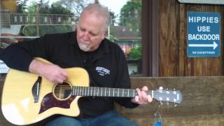 Video thumbnail for Yamaha A3M Acoustic Electric Guitar by woody's music