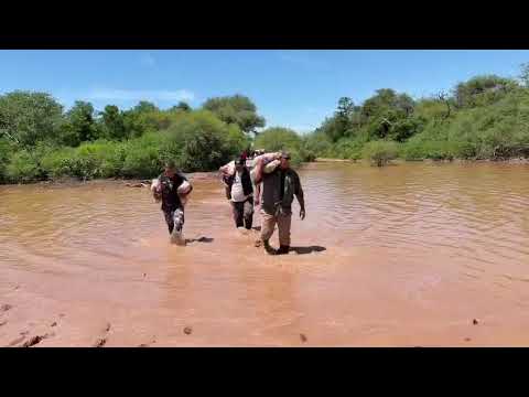 Veintiún municipios asistidos por las inclemencias del tiempo y la crecida del río Bermejo