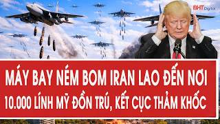 Live: Iranian bombers crash into 10,000 US troops' base, resulting in a catastrophic outcome.