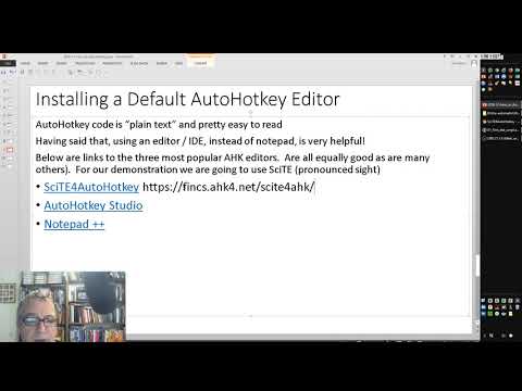 How to Install AutoHotkey and a default Editor / IDE