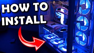How To Install Fans & Hub - Guide To Build a Gaming PC 5