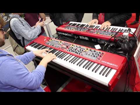 Musikmesse 2015 - Nord Stage 2 EX Demo.