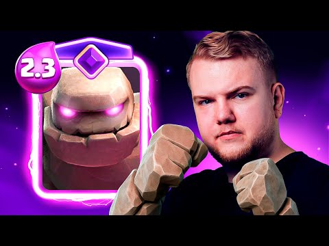 2.3 ELIXIR! FASTEST GOLEM CYCLE DECK IN CLASH ROYALE!