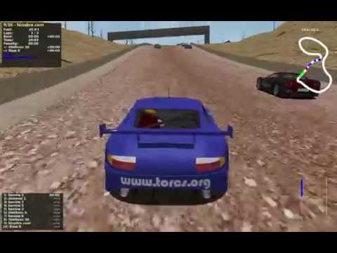 TORCS gameplay car2-trb1 versus all on Road Tracks - Noye Mountain