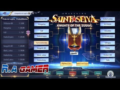 CONQUISTA DA LEGIÃO + TOP 50 NOS DUELOS GALÁTICOS - (SAINT SEIYA AWAKENING)