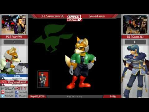 CFL Smackdown 96 Melee - PG Plup (Fox, Samus) vs SS Colbol (Fox, Marth) - Grand Finals