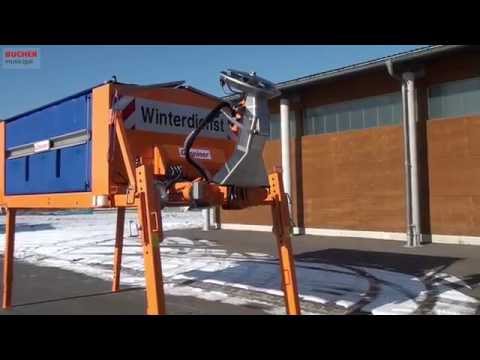 Bucher Municipal - Gmeiner Komfort-AbRo-System mit Icebear 5000 W Streuautomat