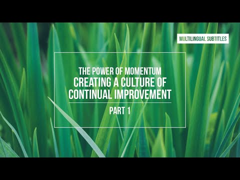 The Power of Momentum: Creating a Culture of Continual Improvement - part 1