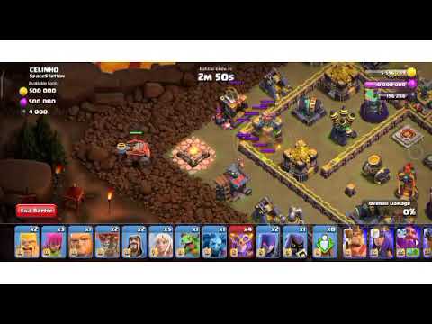 coc attack with machine! clan fest challange! ❤❤❤