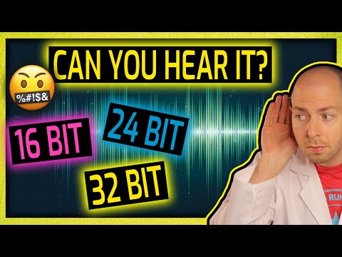 16 Bit vs 24 Bit vs 32 Bit Wav Audio Files - Can You HEAR a Difference? Part 1