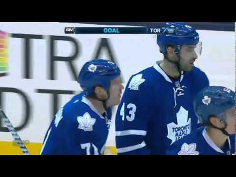 Clarkson 3-1 Goal  - Flames vs. Maple Leafs (Apr 1, 2014)