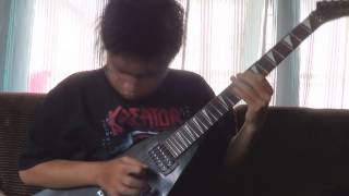 Kreator - World Beyond ( Guitar cover with solo )