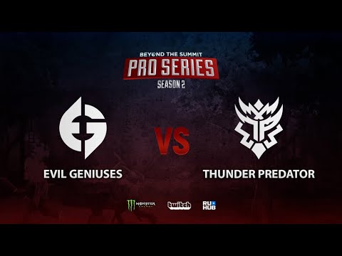 Evil Geniuses vs Thunder Predator, BTS Pro Series Season 2: Americas, bo2, game 1 [Mila]