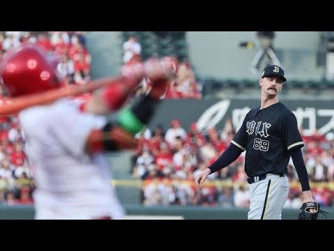 【衝撃】身長差50cmの真剣勝負！213cm怪物投手VS163cmルーキーが起こした奇跡⚾🔥#プロ野球 #広島カープ #オリックスバファローズ #勝田成 #ジェリー #NPB #野球ニュース 