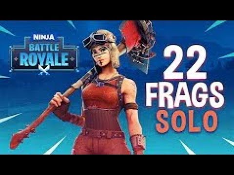 22 Frag Solo Gameplay! - Fortnite Battle Royale Gameplay - Ninja