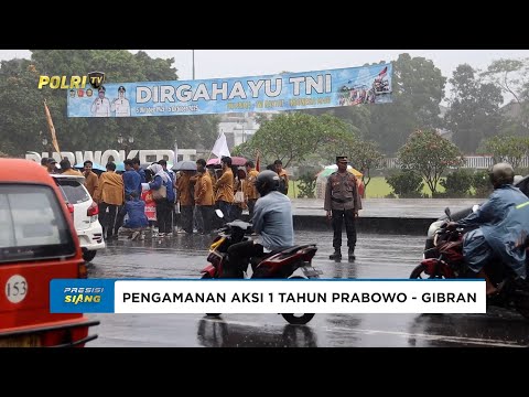 POLRESTA BANYUMAS AMANKAN PERINGATAN 1 TAHUN PEMERINTAHAN PRABOWO - GIBRAN
