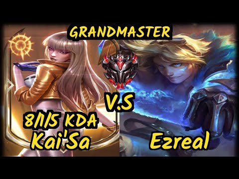 LGD Kramer (KAI'SA) vs EZREAL - 8/1/5 KDA BOTTOM ADC GAMEPLAY - KR Ranked GRANDMASTER